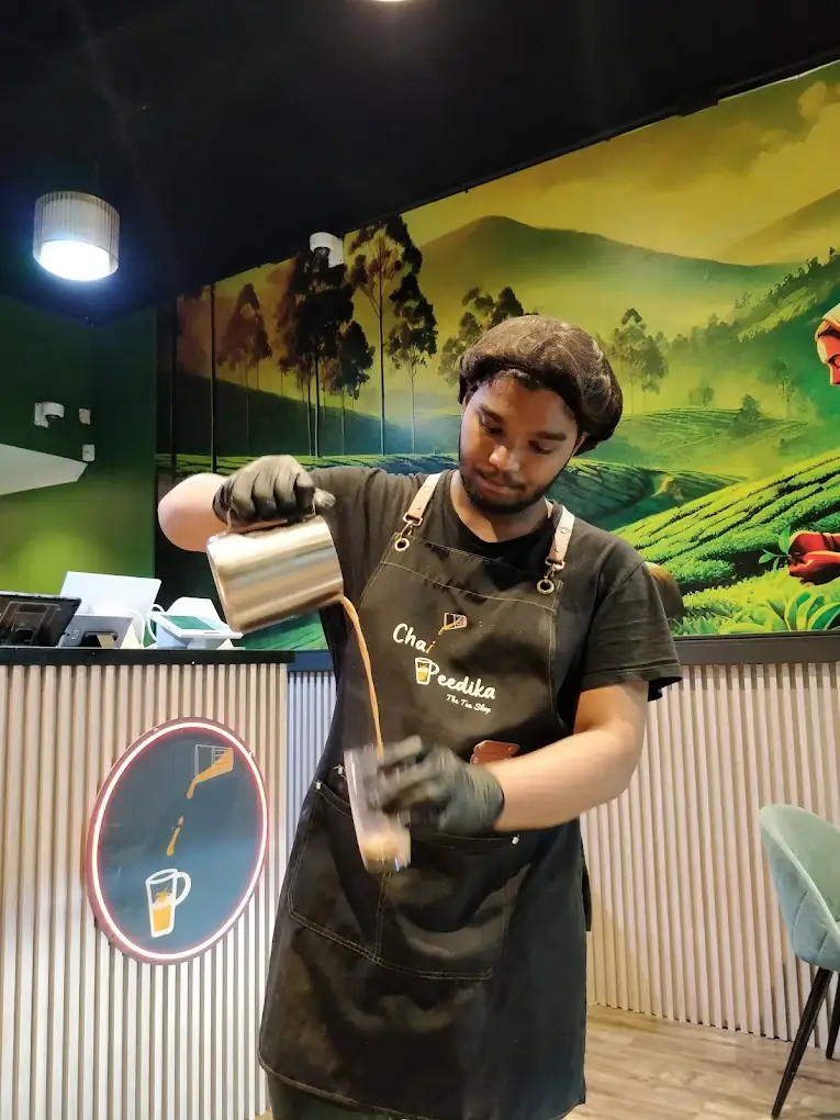 Modern tea presentation