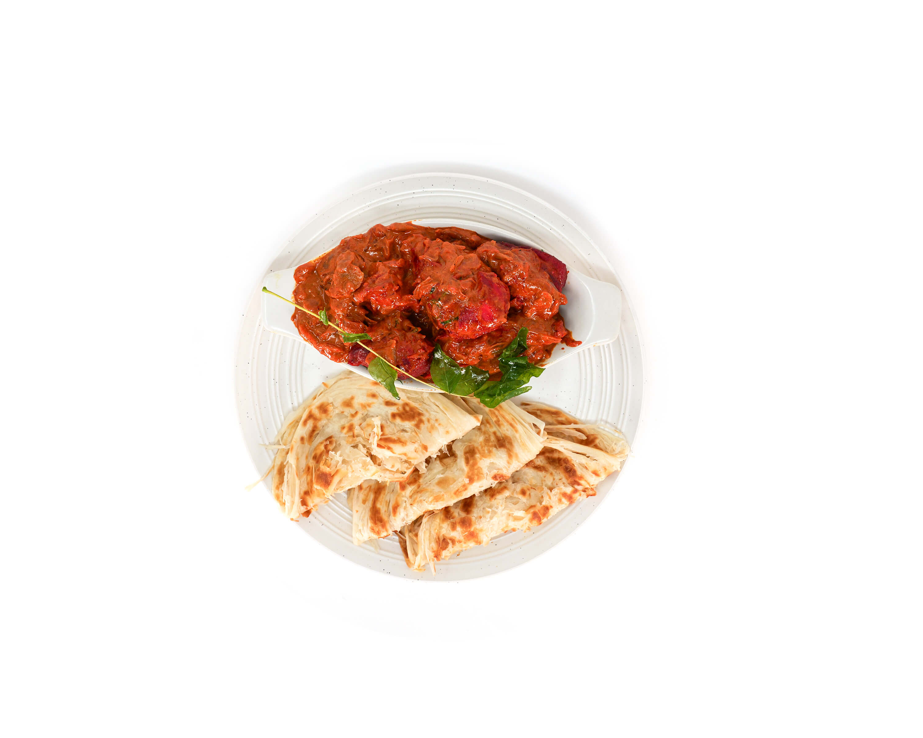 Poratta and Chicken Roast